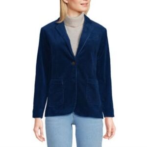 Lands' End Corduroy Blazer Wide Whale 3X